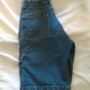 Boys Blue Jean cargo Shorts